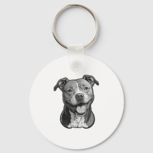 American Staffordshire Terrier Key Ring
