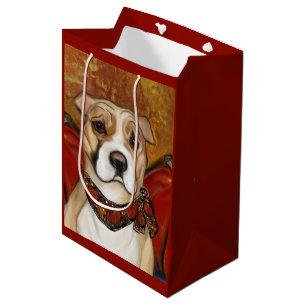 AMERICAN STAFFORDSHIRE TERRIER         MEDIUM GIFT BAG