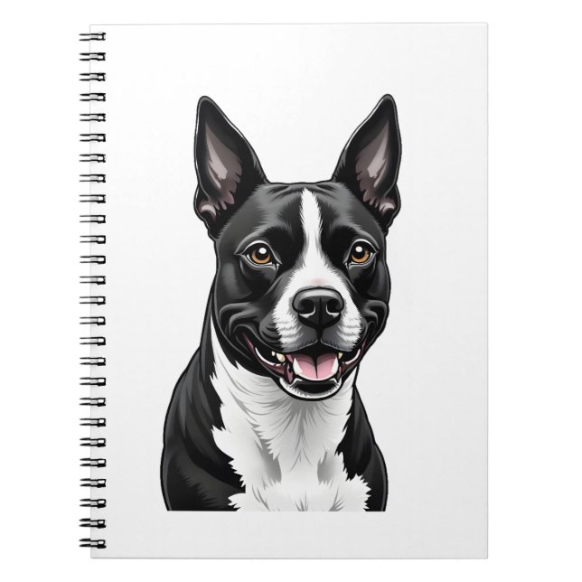 American Staffordshire Terrier Notebook (Front)