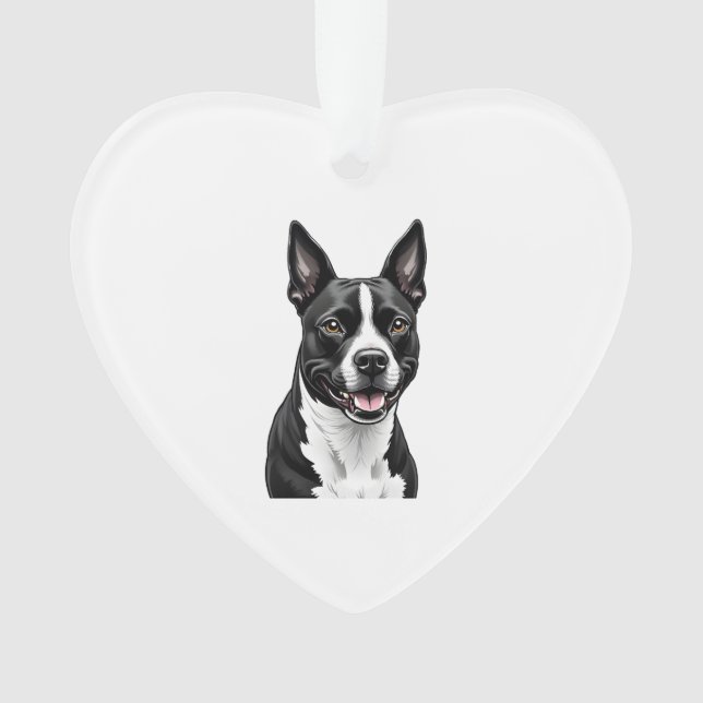 American Staffordshire Terrier Ornament (Front)