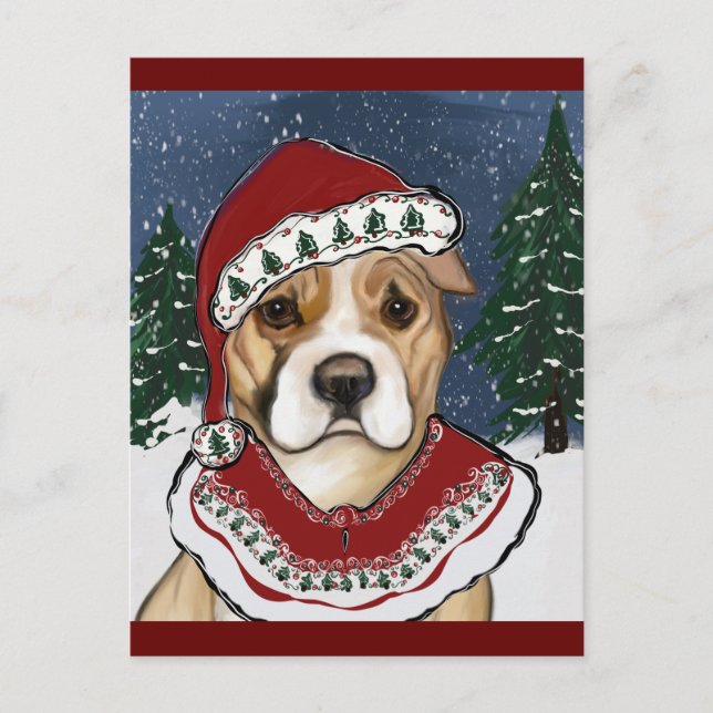AMERICAN STAFFORDSHIRE TERRIER     POSTCARD (Front)