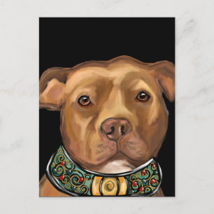 AMERICAN STAFFORDSHIRE TERRIER POSTCARD