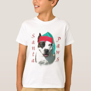 American Staffordshire Terrier Santa Paws T-Shirt