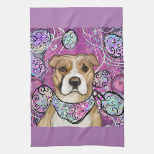 AMERICAN STAFFORDSHIRE TERRIER          TEA TOWEL
