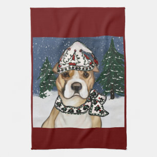 AMERICAN STAFFORDSHIRE TERRIER     TEA TOWEL