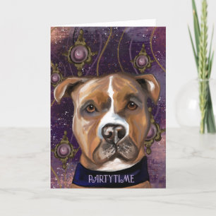 AMERICAN STAFFORDSHIRE TERRIER        THANK YOU CARD