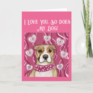 AMERICAN STAFFORDSHIRE TERRIER         THANK YOU CARD