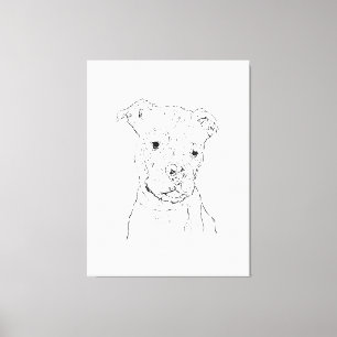 American Staffordshire Terrier Wall Art Decor