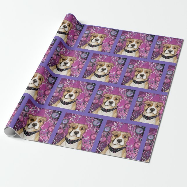 AMERICAN STAFFORDSHIRE TERRIER              WRAPPING PAPER (Unrolled)