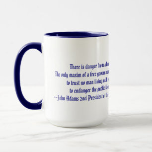American Star-John Adams quote Mug