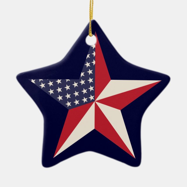 American Star Ornament (Front)