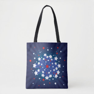 American Starburst Stars Tote Bag