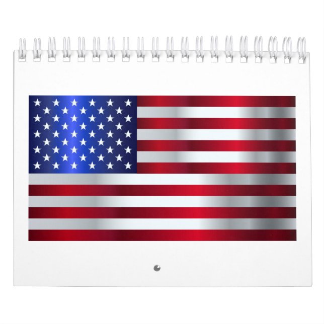 American Stars and Stripes Flag Calendar (Cover)