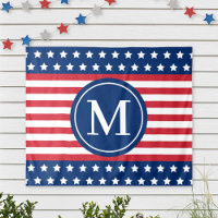 American Stars and Stripes Monogram