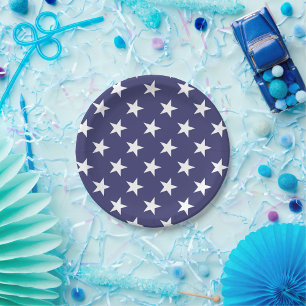 American Stars Paper Plate
