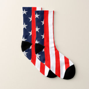 American Stars & Stripes USA Custom All-Over Print Socks