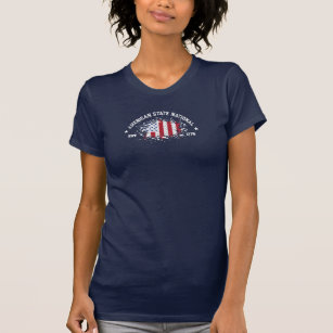 American State National Peace Flag Splat Est 1776 T-Shirt