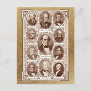 American Statesmen & Orators Postcard