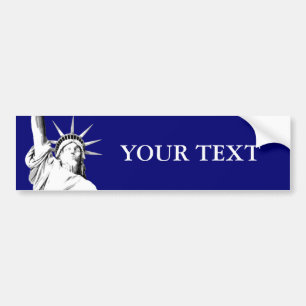 American Statue of Liberty Bumper Sticker