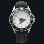 American Stealth Bomber B-2 Spirit Watch<br><div class="desc">American heavy stealth bomber B-2 Spirit for pilots and aviation enthusiasts. The stealth technology allows the aeroplane to stay invisible from enemy radars.</div>