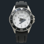 American Stealth Bomber B-2 Spirit Watch<br><div class="desc">American heavy stealth bomber B-2 Spirit for pilots and aviation enthusiasts. The stealth technology allows the aeroplane to stay invisible from enemy radars.</div>