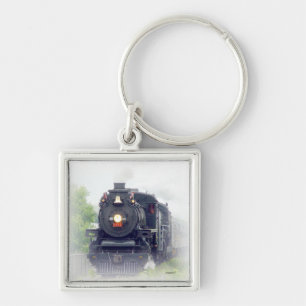 american steamtrain key ring