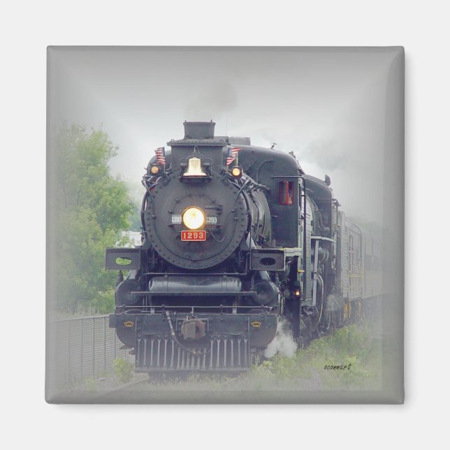 american steamtrain magnet (Front)