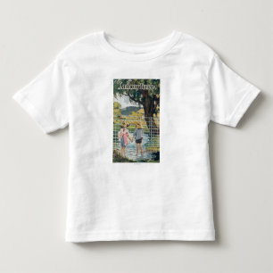 American Steel & Wire Co Fence Pond and Kids Toddler T-Shirt