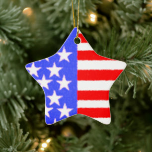 American Style Art Ceramic Tree Decoration
