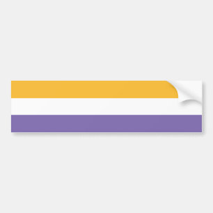 American Suffrage Flag 19th Amendment Bumper Sticker