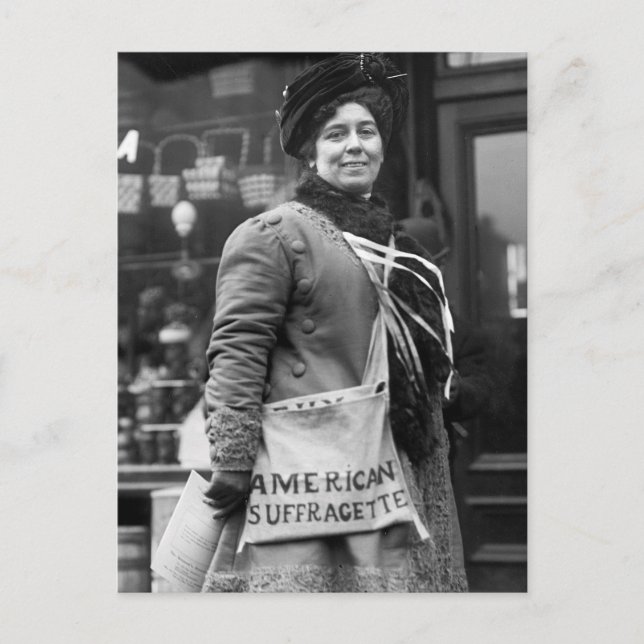 American Suffragette, 1910 Postcard (Front)