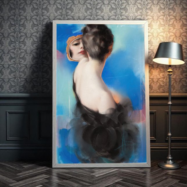 American Sunday cover illustration, Rolf Armstrong Poster (Creator Uploaded)