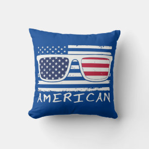 AMERICAN SUNGLASSES funny July 4th Cushion