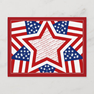 American Super Star Photo Frame Postcard