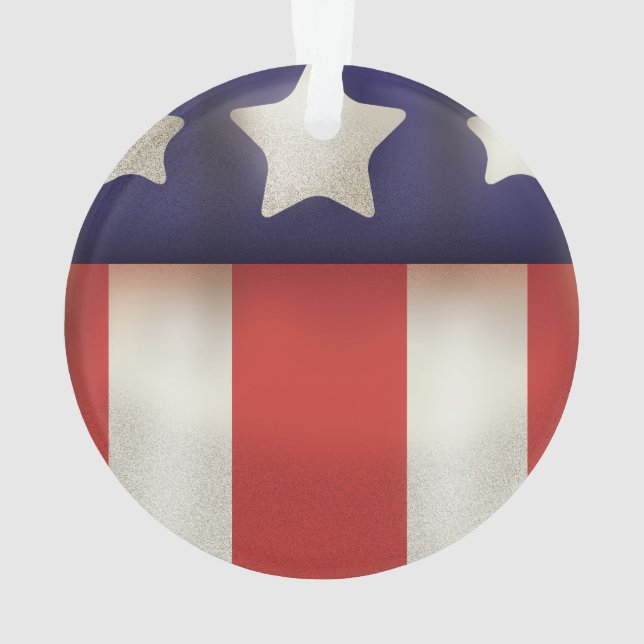American superhero Logo Ornament (Back)