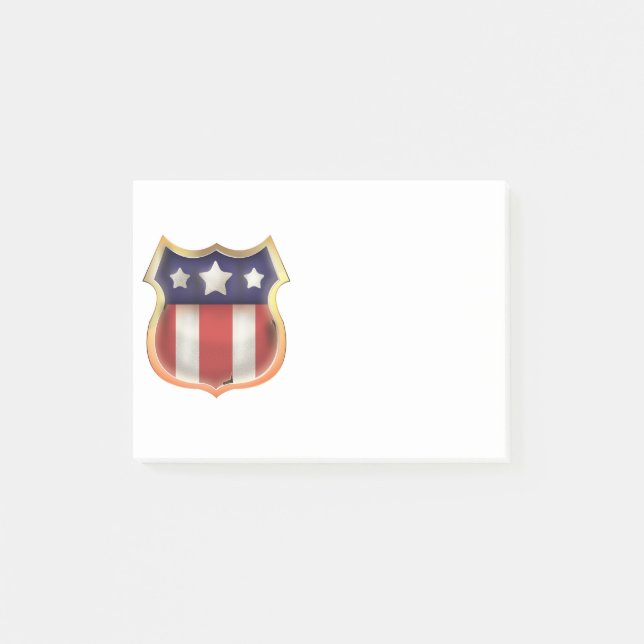American superhero Logo Post-it Notes (Front)