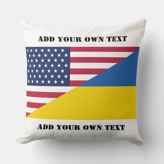 American support towards Ukraine Cushion (Front)