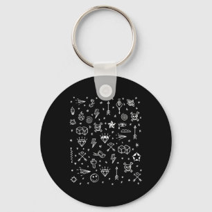 American Tattoo Flash, Traditional Tattoo Designs  Key Ring