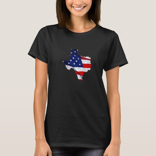 American Texas U S National Patriot State Pride T-Shirt (Front)