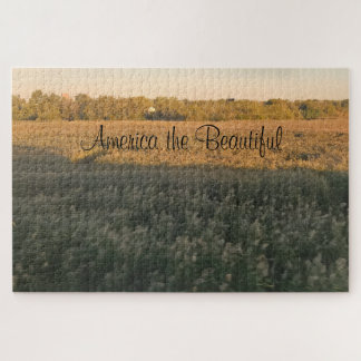 American the Beautiful Fields of Grain Jigsaw Puzzle