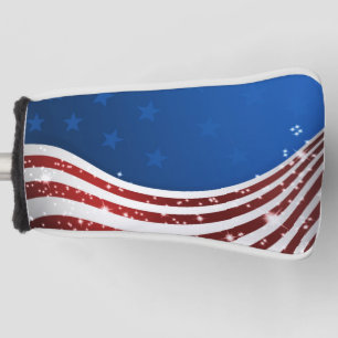 American themed stars & stripes golf head cover