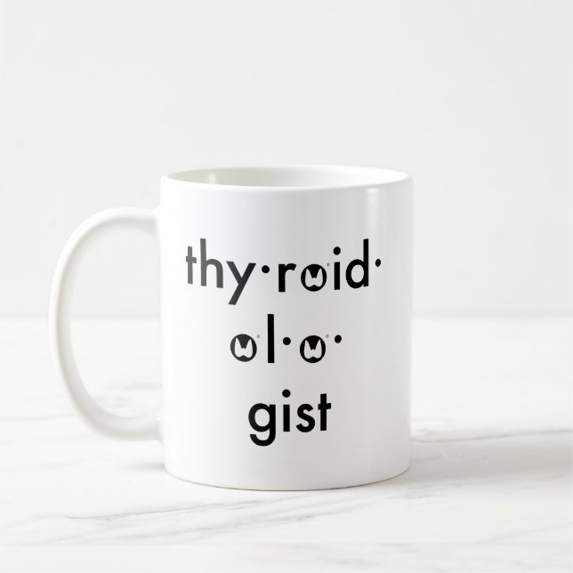 American Thyroid Association thyroidologist mug (Left)