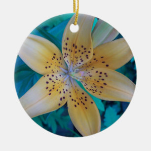 American Tiger Lily Ceramic Tree Decoration