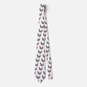American to the Bone Skull Tie
