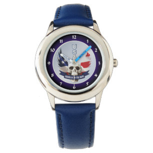 American to the Bone Skull Watch