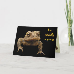 American Toad Valentine Holiday Card