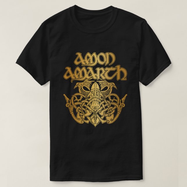 American Tour Amon Amarth Fan Styled Design T-Shirt (Design Front)