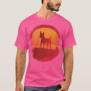 American Toy Fo Terrier Dog Retro Sunset T-Shirt