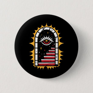 American Traditional Old School Tattoo Flash Ink S 6 Cm Round Badge