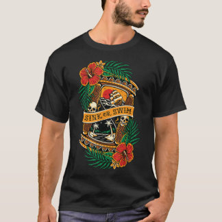 American Traditional Tattoo Old School Flash Skull T-Shirt